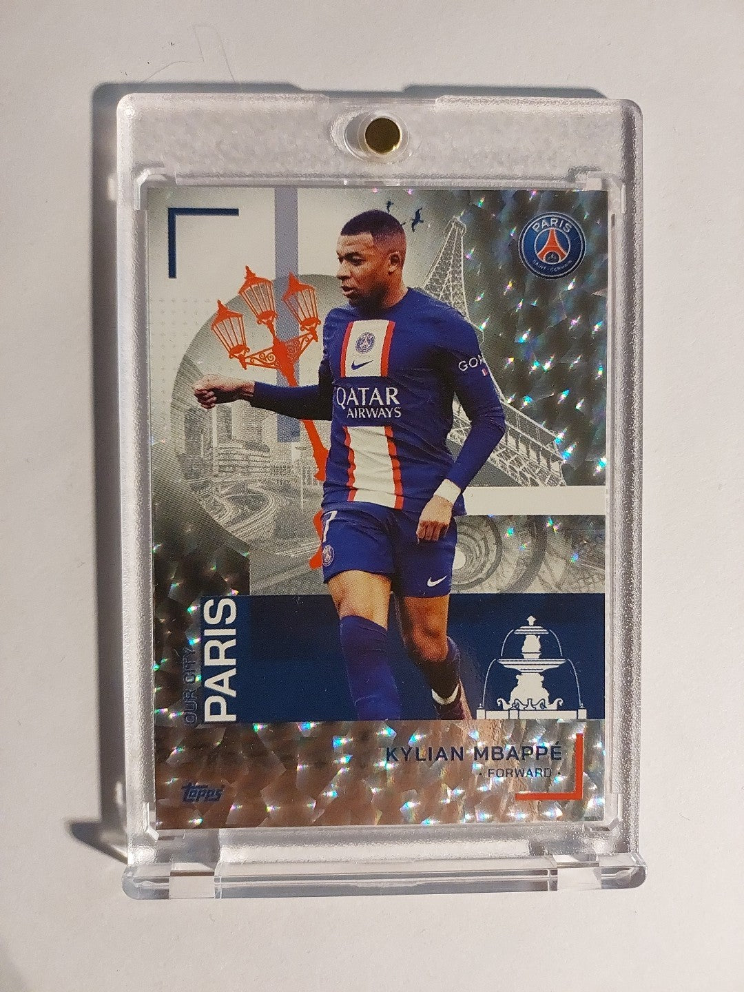 Topps Paris Saint-Germain Team Set 2022-23 Kylian Mbappé Parallel Insert Rare – Bild 1