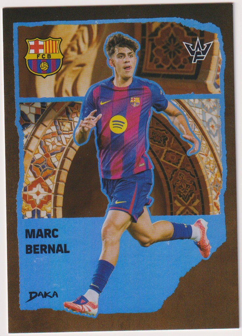 Daka ACB-18 2025-26 Marc Bernal FC Barcelona Parallel 27/299 Refractor – Bild 1