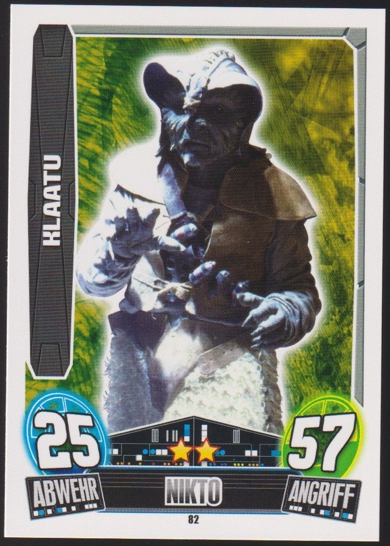 Topps Star Wars 2013 Klaatu Nikto Södner (Film Version) TCG Rare #82 – Bild 1