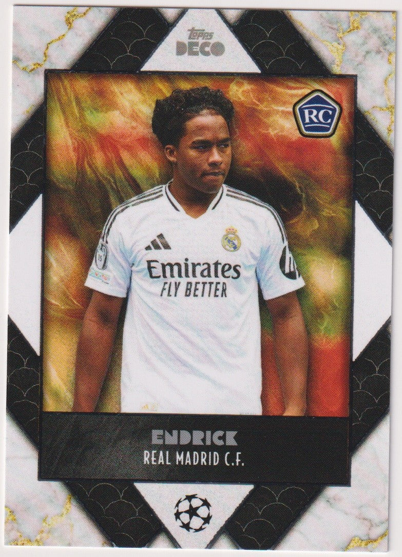 Topps Deco 2024-25 Endrick Rookie Real Madrid C.F. Prodigy Parallel Rare – Bild 1