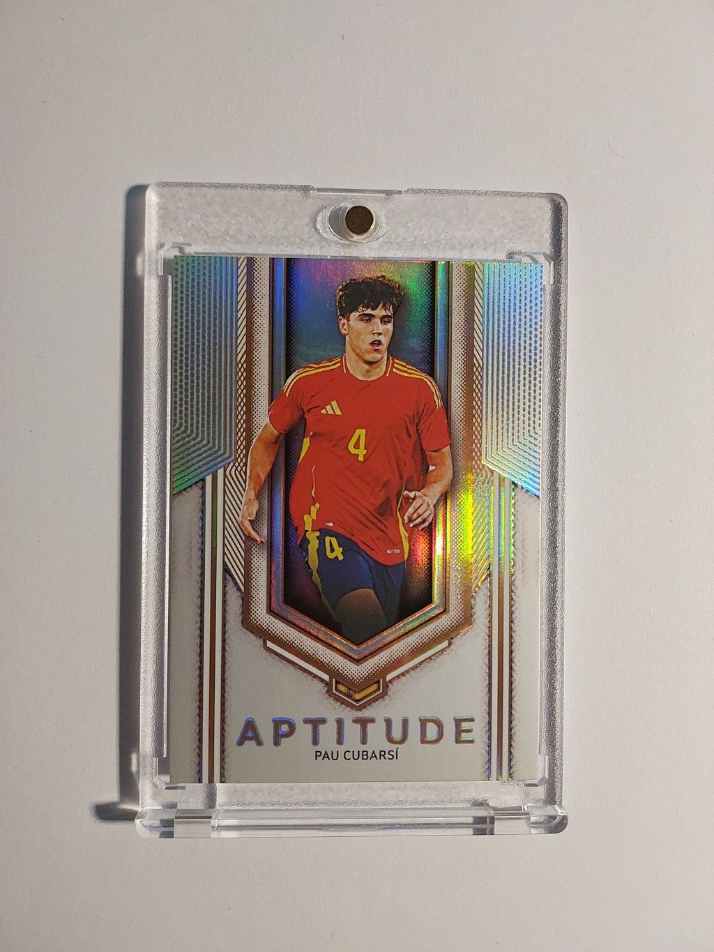 Futera Platinum 2025 Pau Cubarsi Barcelona Spanien Parallel 13/19 Refractor Rare – Bild 1