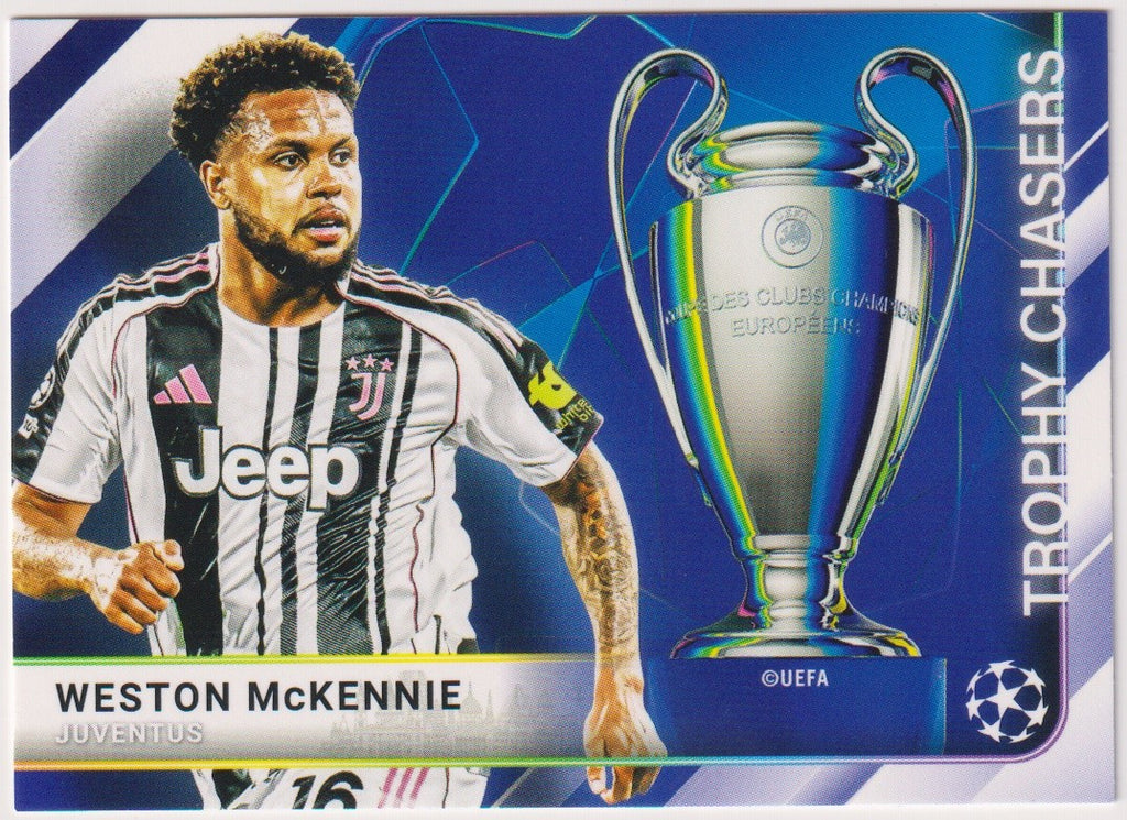 Topps Trophy Chasers 2024-25 Weston McKennie Juventus Parallel Rare TC-19 – Bild 1
