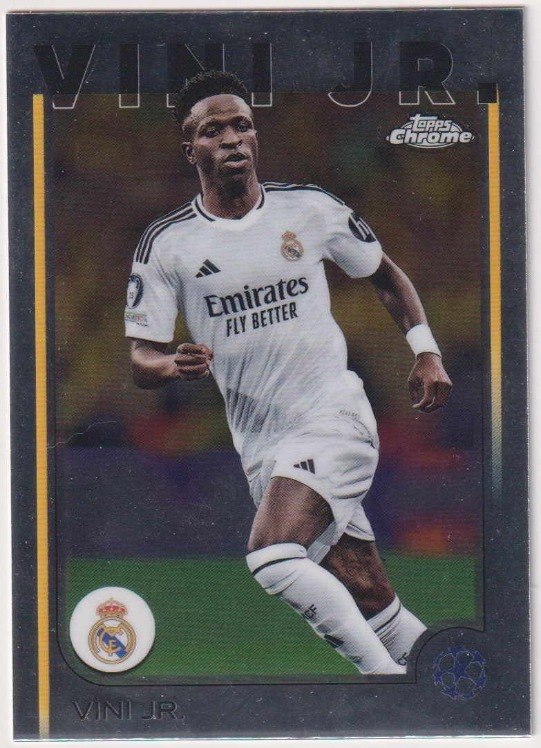 Topps Chrome Champions League 2024-25 Vini Jr. Real Madrid C.F. Parallel Rare – Bild 1
