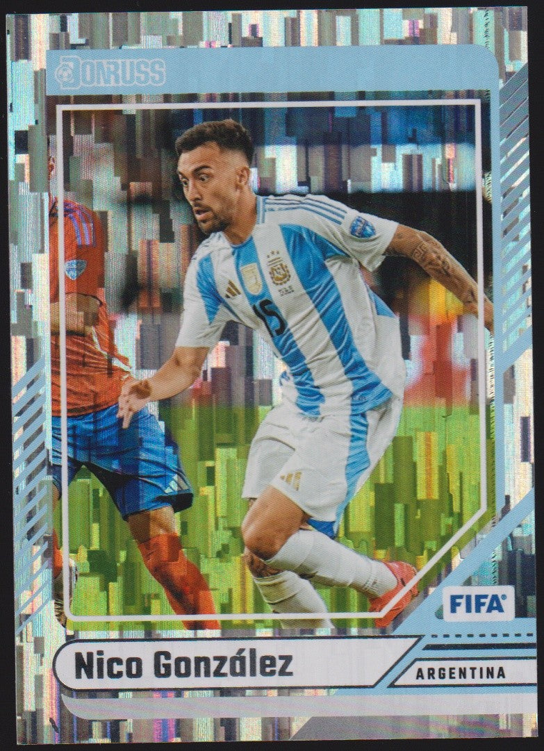 Panini Donruss Soccer 2023-24 Nico González Argentina Parallel Rare Nr. No. 70 – Bild 1