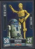 Topps Star Wars 2011 C-3PO & R2-D2 Republik Droide TCG Rare #215 – Bild 1