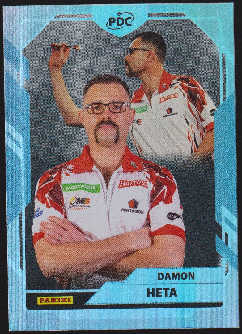 Panini PDC World Championship 2026 Damon Heta "The Heat" Refractor Parallel – Bild 1