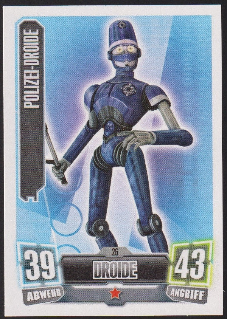 Topps Star Wars 2011 Polizei Droide Republik TCG Rare #26 – Bild 1