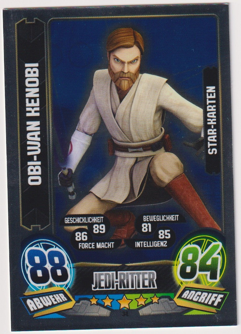 Topps Star Wars 2015 Obi-Wan Kenobi Republik Jedi-Ritter TCG Rare – Bild 1