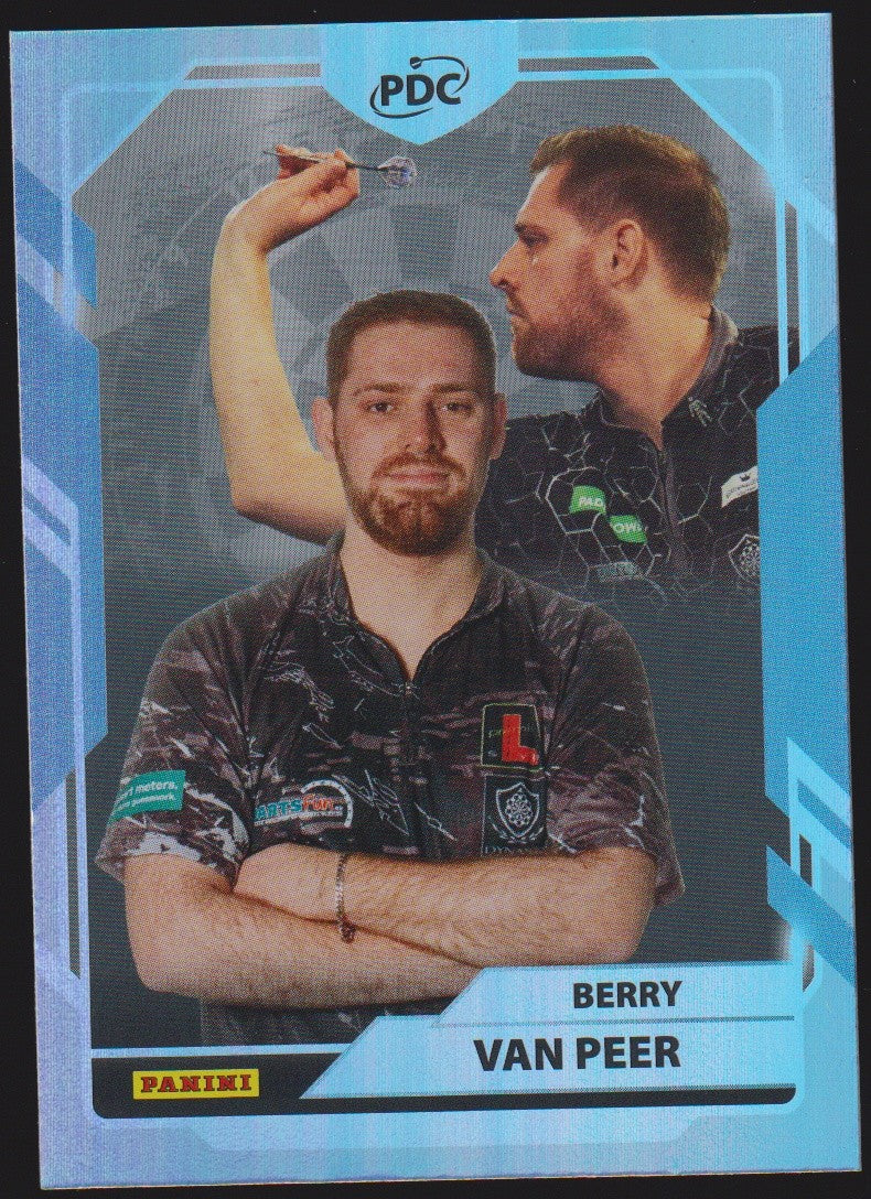 Panini PDC World Championship 2026 Berry Van Peer Refractor Parallel – Bild 1