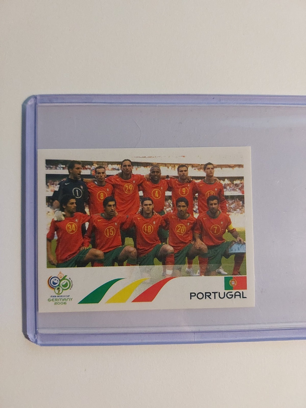 Panini World Cup 2006 Portugal Cristiano Ronaldo, Deco, Figo Parallel Legend Hit – Bild 1