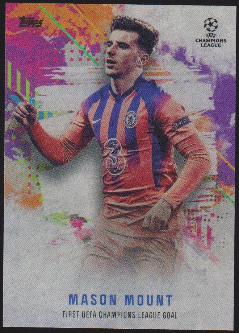 Topps UEFA Champions League 2023-24 Mason Mount Chelsea FC First Goal Parallel – Bild 1