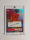 Topps Bayern München 2024-25 Hiroki Ito Auto Parallel 31/50 Refractor Ultra Rare – Bild 1