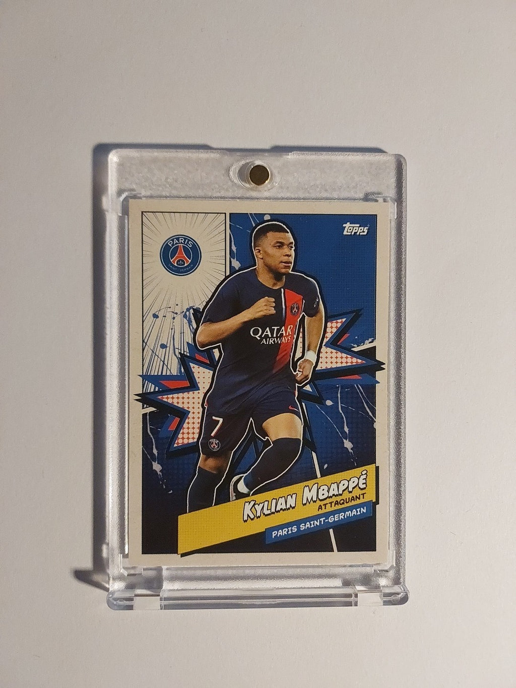 Topps Paris Saint-Germain 2022-23 Kylian Mbappé Parallel Insert Ultra Rare Hit – Bild 1