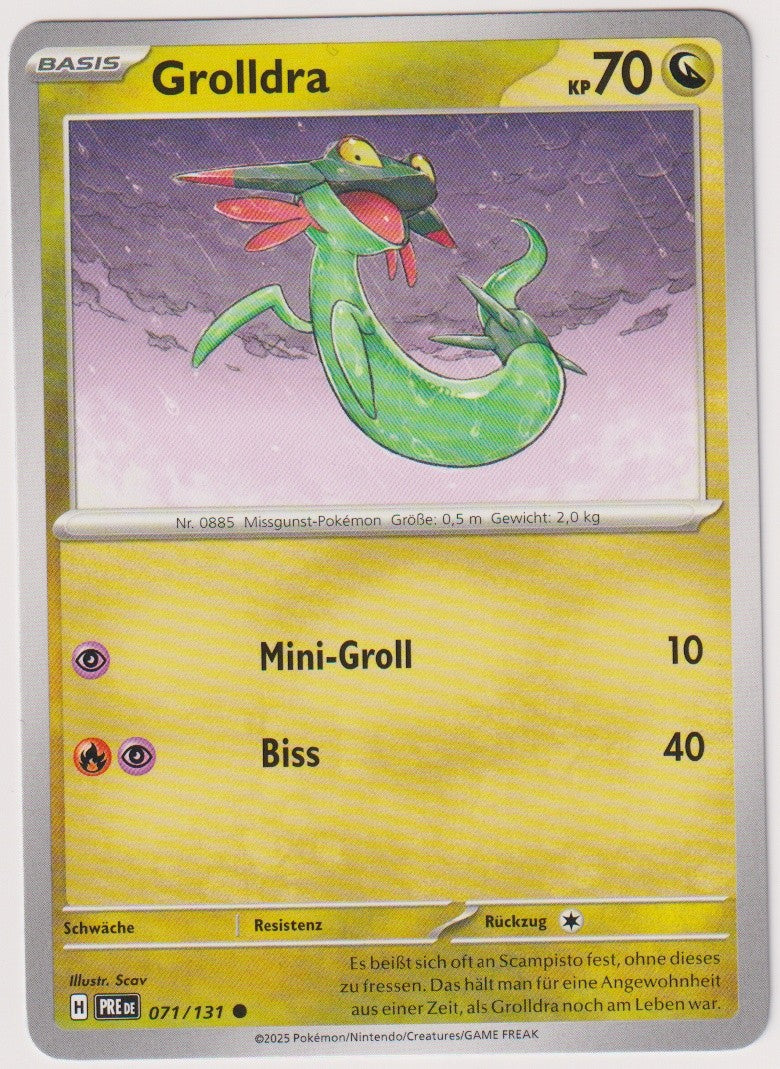 Pokemon TCG Grolldra #71/131 Common (C) Deutsch 2025 – Bild 1
