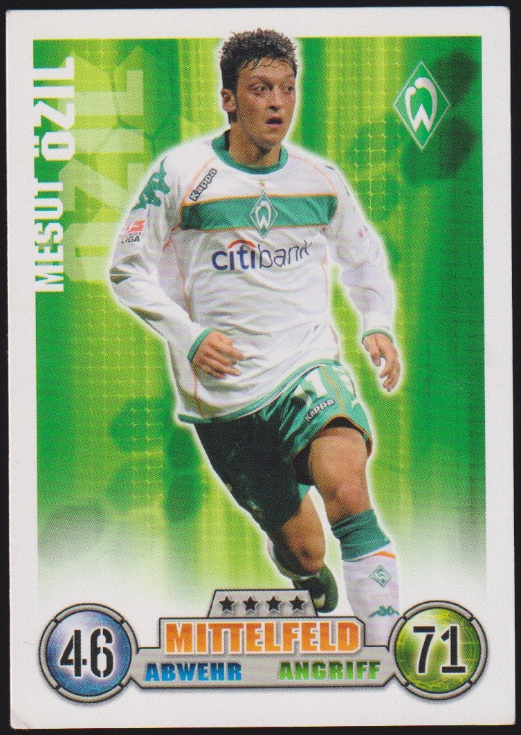 Topps Match Attax Mesut Özil Werder Bremen Bundesliga Parallel Rare – Bild 1