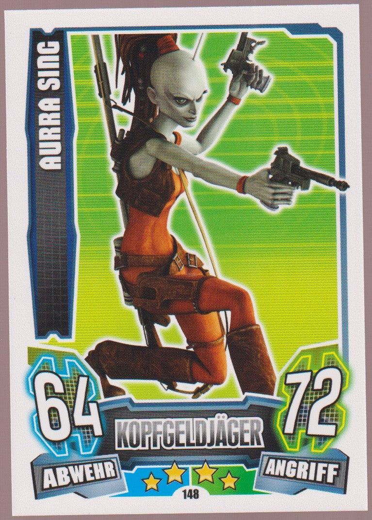 Topps Star Wars 2013 Aurra Sing Unterwelt Kopfgeldjäger TCG Rare – Bild 1
