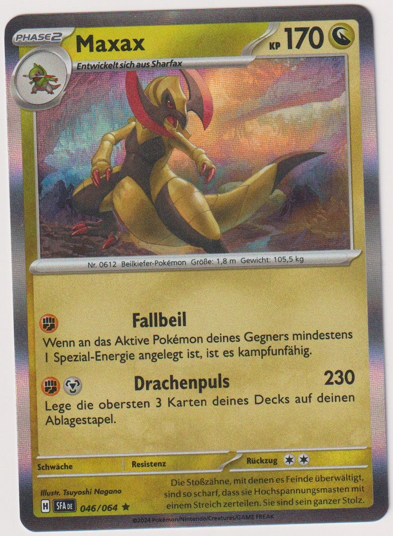 Pokemon TCG Haxorus #46/064 Rare (R) Holo Deutsch 2024 – Bild 1