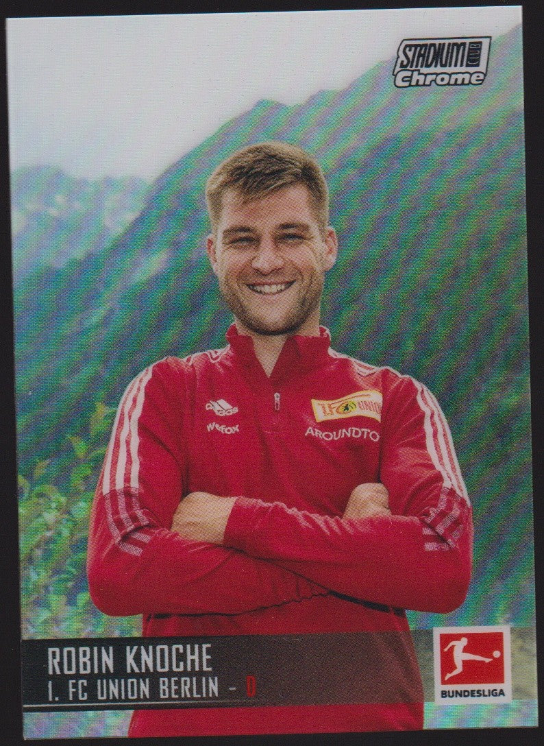 Topps Stadium Club Chrome 2021-22 Robin Knoche 1. FC Union Berlin Parallel – Bild 1