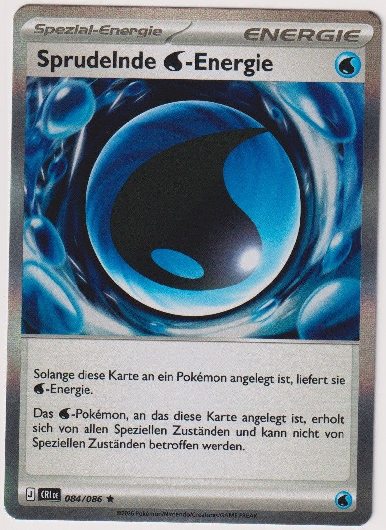 Pokemon TCG Bubble Energy #084/086 Rare (R) Holo Deutsch 2026 – Bild 1