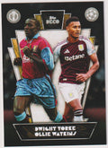 Topps Deco 2023-24 Dwight Yorke & Ollie Watkins Aston Villa Then & Now Parallel – Bild 1