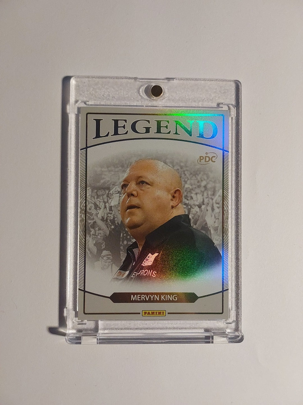 Panini PDC World Championship 2026 Mervyn King Legend Parallel Refractor Rare – Bild 1