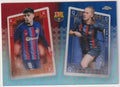 Topps Chrome 2023-24 FC Barcelona Chrome Pedri & Walsh Parallel Rare – Bild 1