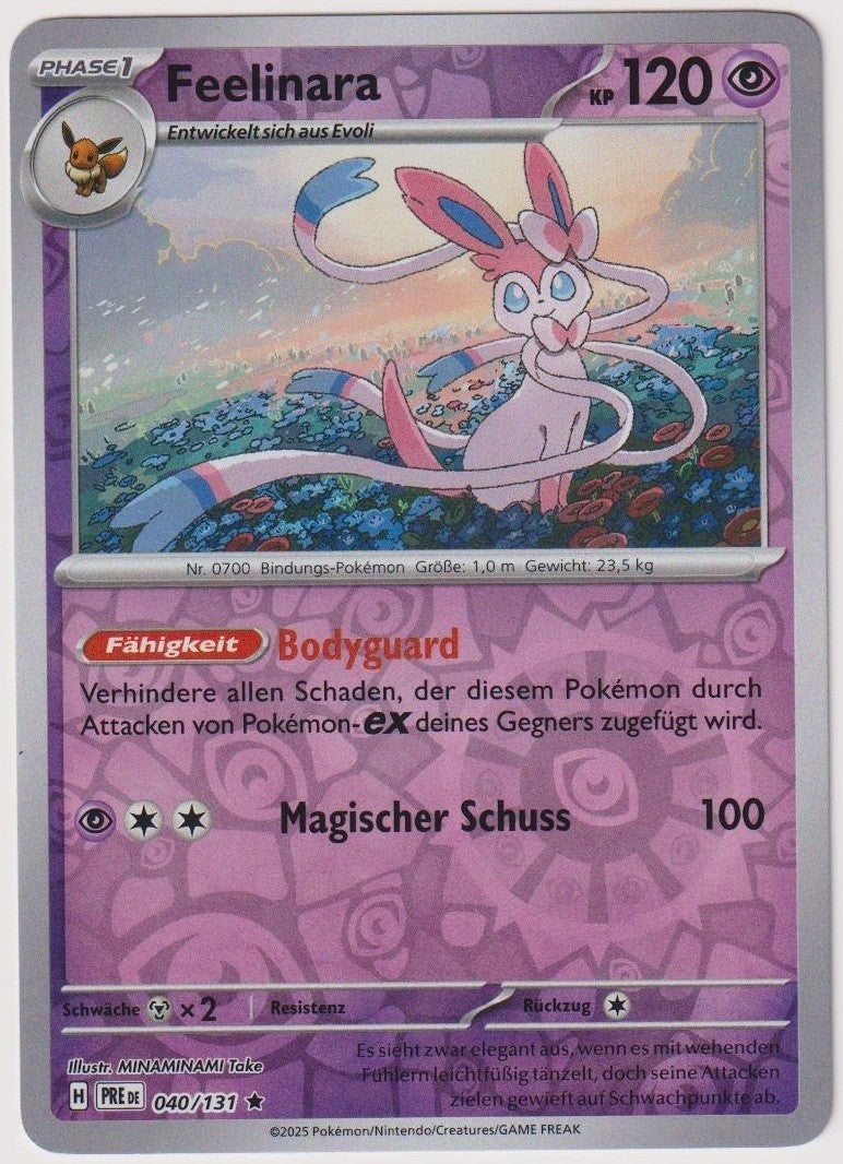 Pokemon TCG Sylveon #40/131 Rare (R) Reverse Holo Deutsch 2025 – Bild 1