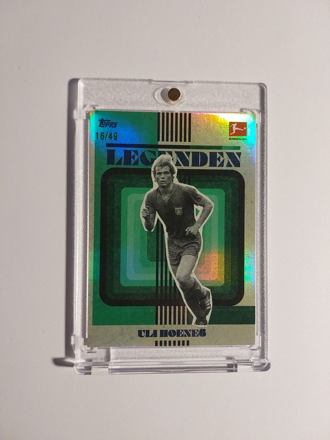 Topps Matthäus Curated 2023-24 Uli Hoeneß Bayern München Parallel 16/49 Rare – Bild 1