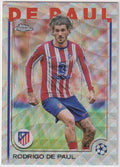 Topps Chrome 2025-26 Rodrigo De Paul Atlético de Madrid Parallel Rare 192 – Bild 1