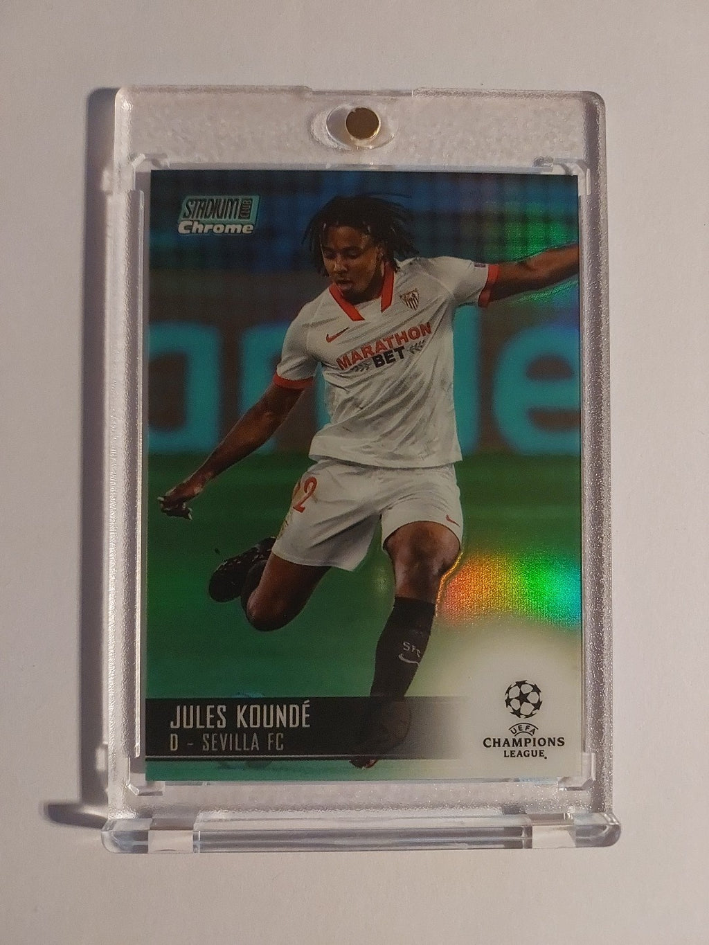 Topps Stadium Club Chrome 2020-21 Jules Kounde FC Sevilla FC (Parallel: 86/199) – Bild 1