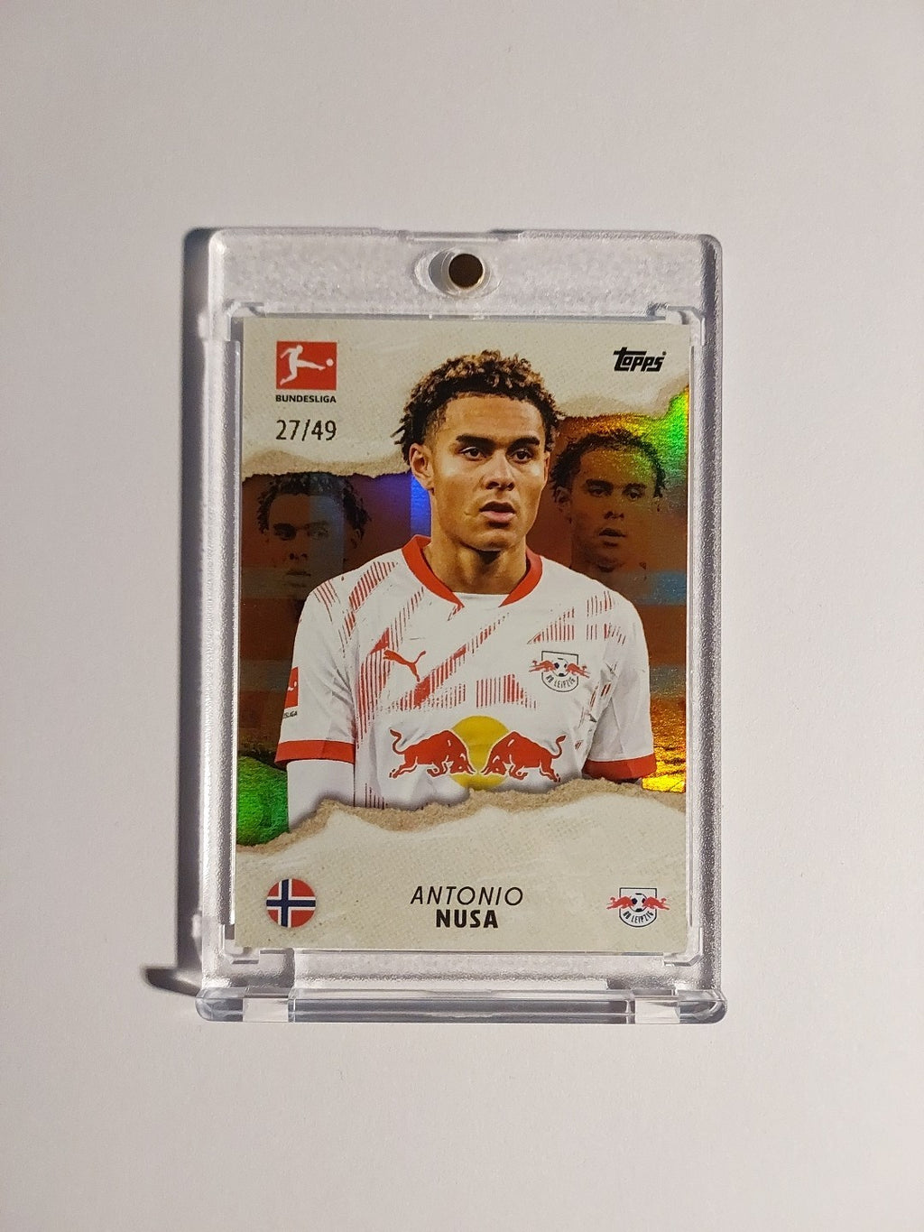 Topps International Stars 2024-25 Antonio Nusa RB Leipzig Parallel 27/49 Rare – Bild 1