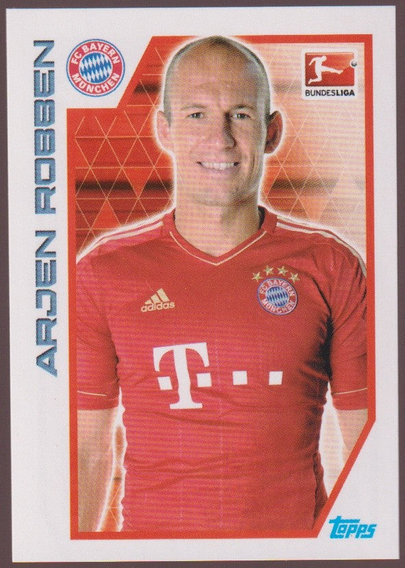 Topps Bundesliga 2011-12 Arjen Robben FC Bayern München Vintage Parallel – Bild 1
