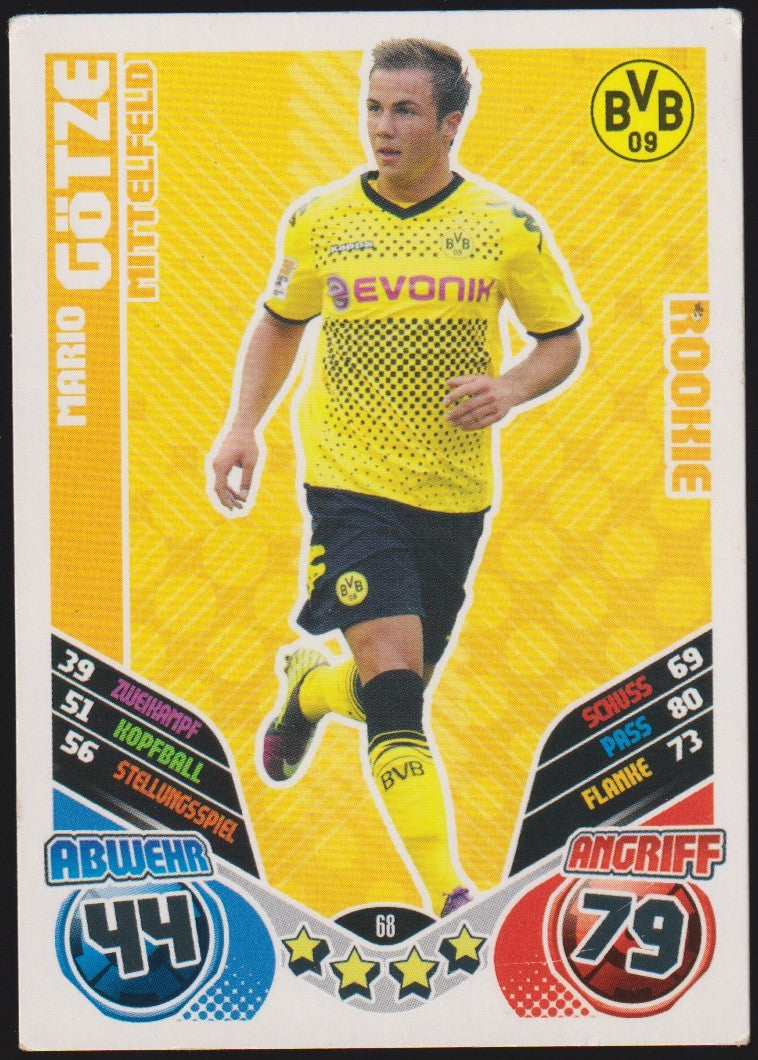Topps Match Attax Mario Götze BVB Mittelfeld Parallel Rare – Bild 1
