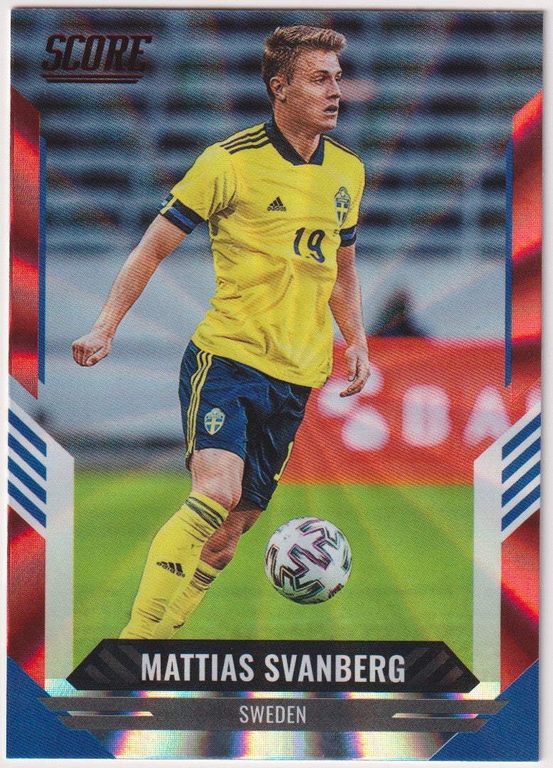 Panini 2021-22 Panini - Score Soccer 2021-22 Mattias Svanberg Sweden Parallel 2 – Bild 1