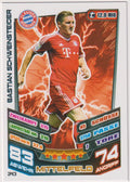 Topps Match Attax Eastian Schweinsteiger FC Bayern München Bundesliga Parallel – Bild 1