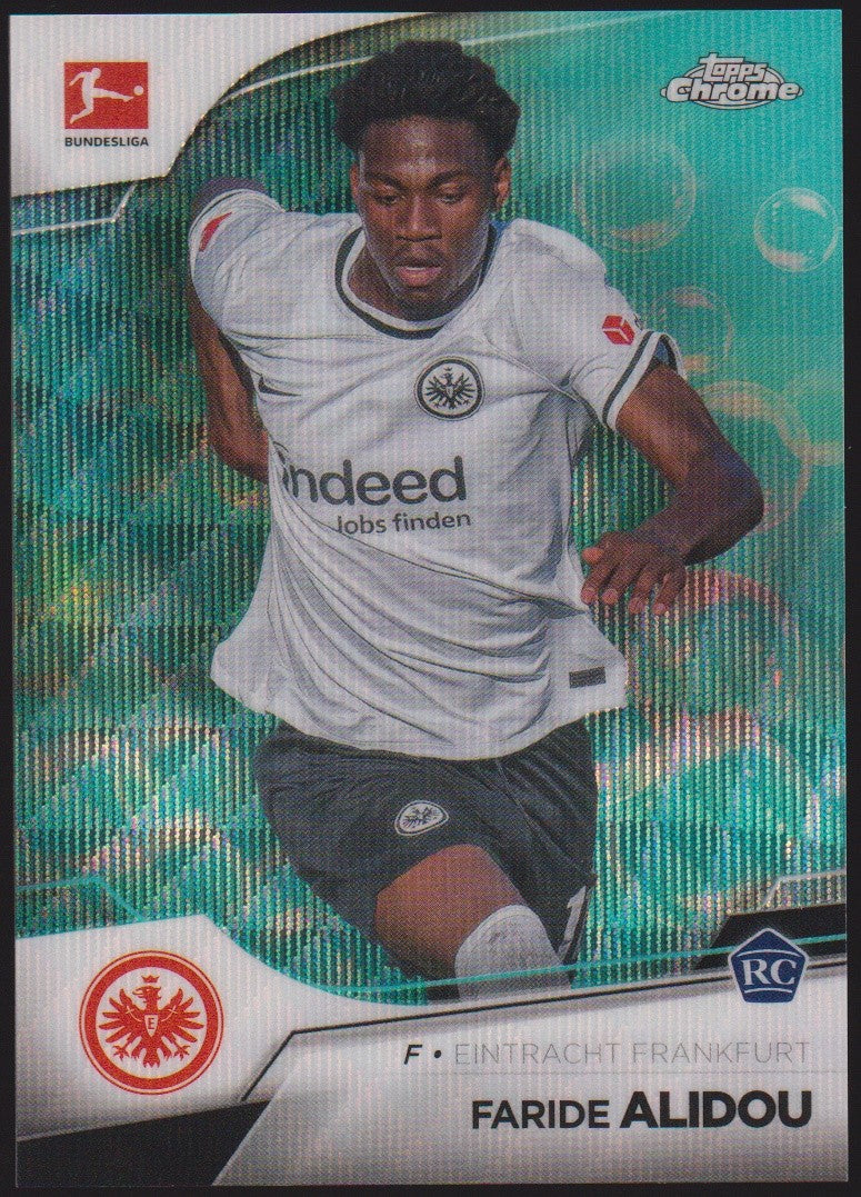 Topps Chrome 2022-23 Faride Alidou Eintracht Frankfurt Rookie Parallel 218/275 – Bild 1