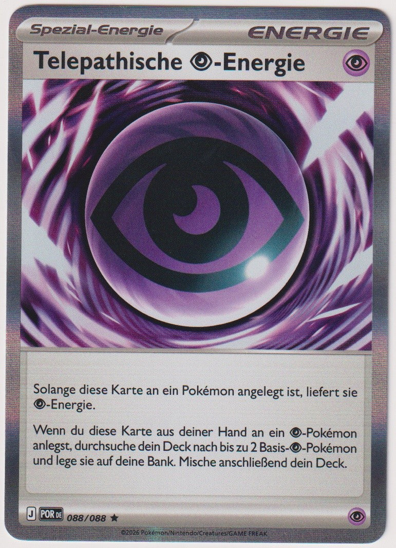 Pokemon TCG Telepathic Energy #088/088 Rare (R) Deutsch 2026 – Bild 1