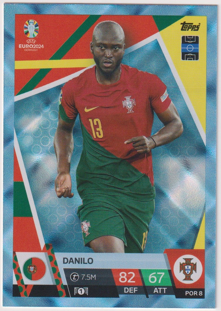 Topps Match Attax 2023-24 Danilo Portugal Parallel Rare – Bild 1
