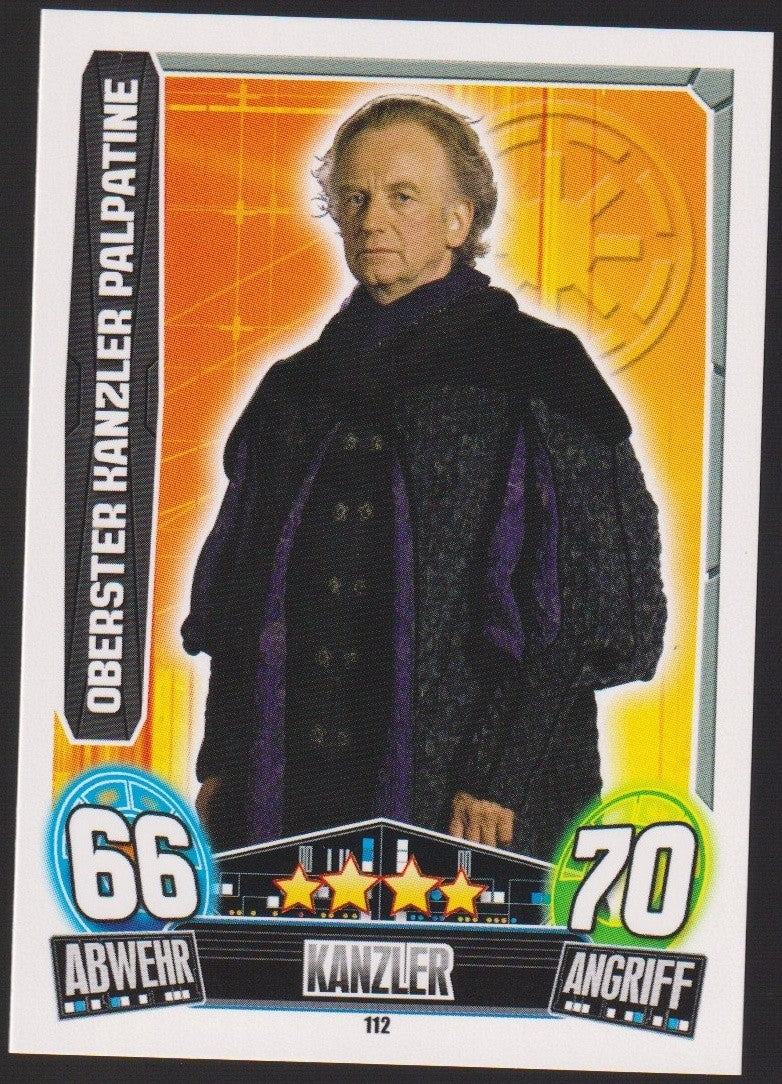 Topps Star Wars 2013 Kanzler Palpatine Republik (Film Version) Ultra Rare #112 – Bild 1