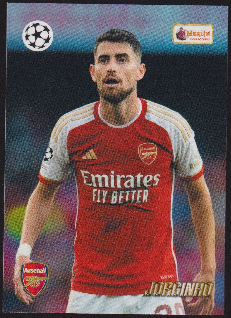Topps Merlin Heritage Card Collection 2022-23 Jorginho Arsenal Parallel Rare – Bild 1