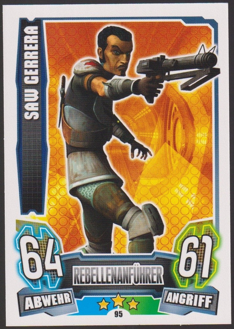 Topps Star Wars 2013 Saw Gerrera Rebellen TCG Rare #64 – Bild 1