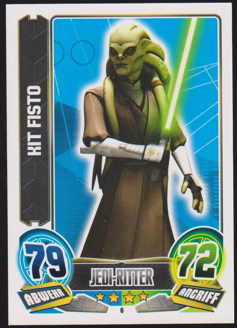 Topps Star Wars 2015 Kit Fisto Jedi-Orden Die Republik Jedi-Ritter TCG Rare – Bild 1