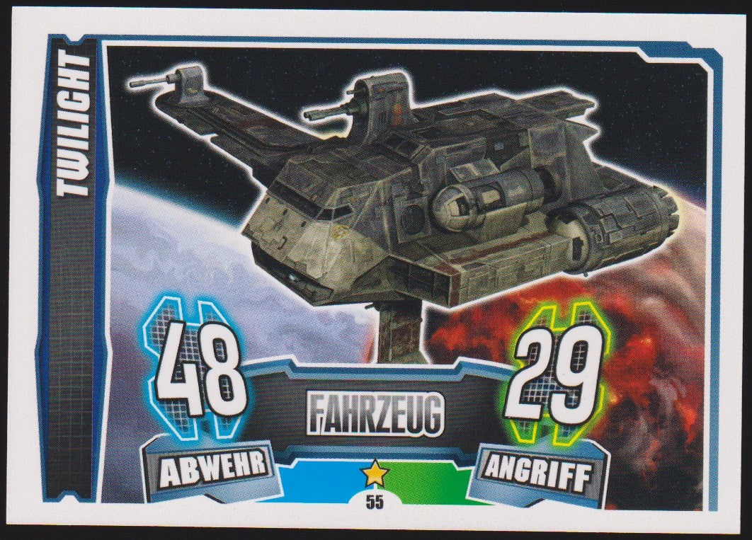 Topps Star Wars 2013 Twilight Republik Fahrzeug TCG Rare Nr. 55 – Bild 1