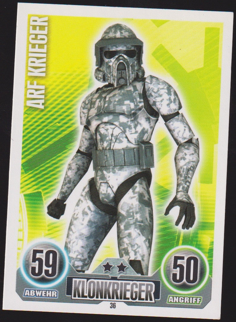 Topps Star Wars 2010 ARF Krieger Republik TCG Rare Nr. 36 – Bild 1