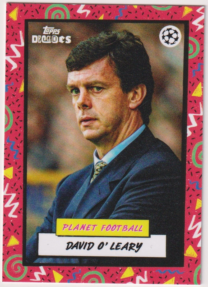 Topps Champions League 2023-24 David O'Leary Decades Trainer Parallel Rare – Bild 1