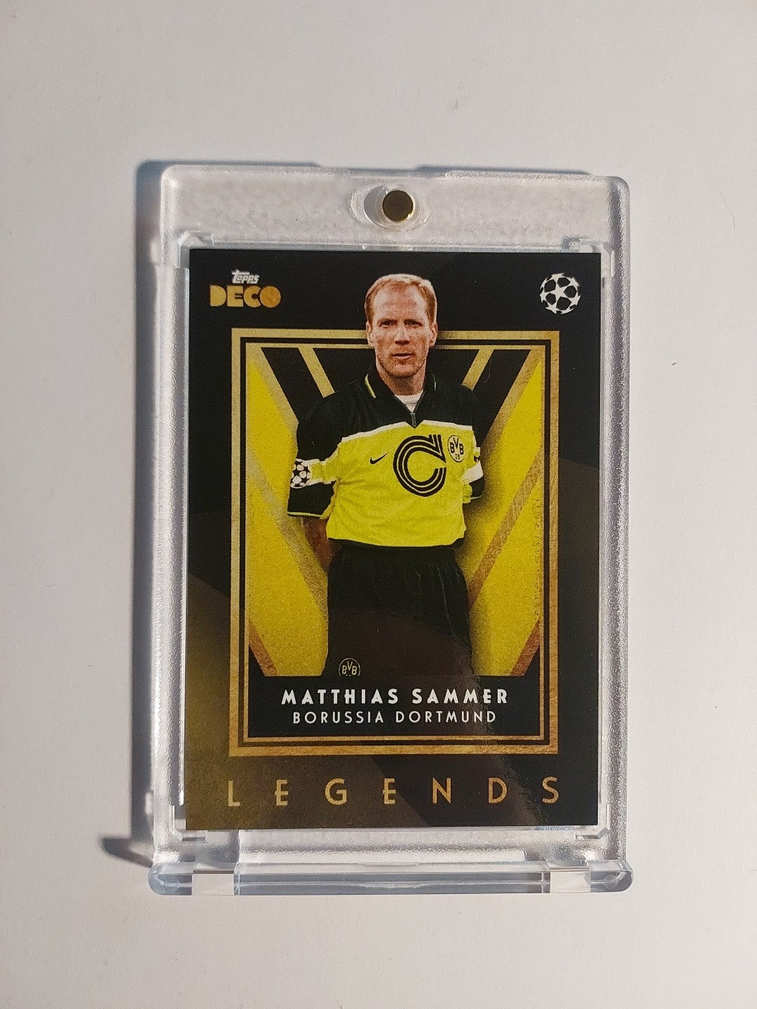 Topps UCC Deco 2023-24 Matthias Sammer Borussia Dortmund Parallel Ultra Rare Hit – Bild 1