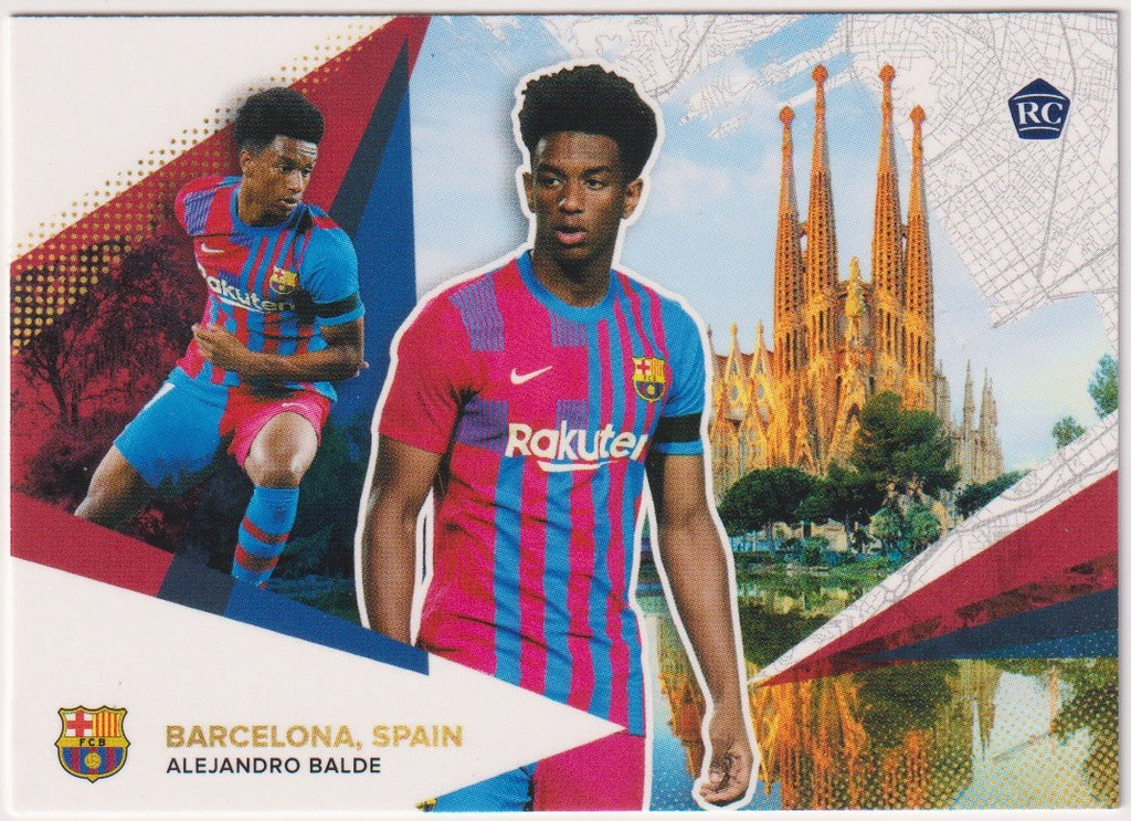 Topps 2021-22 Alejandro Balde Rookie FC Barcelona Parallel Rare – Bild 1