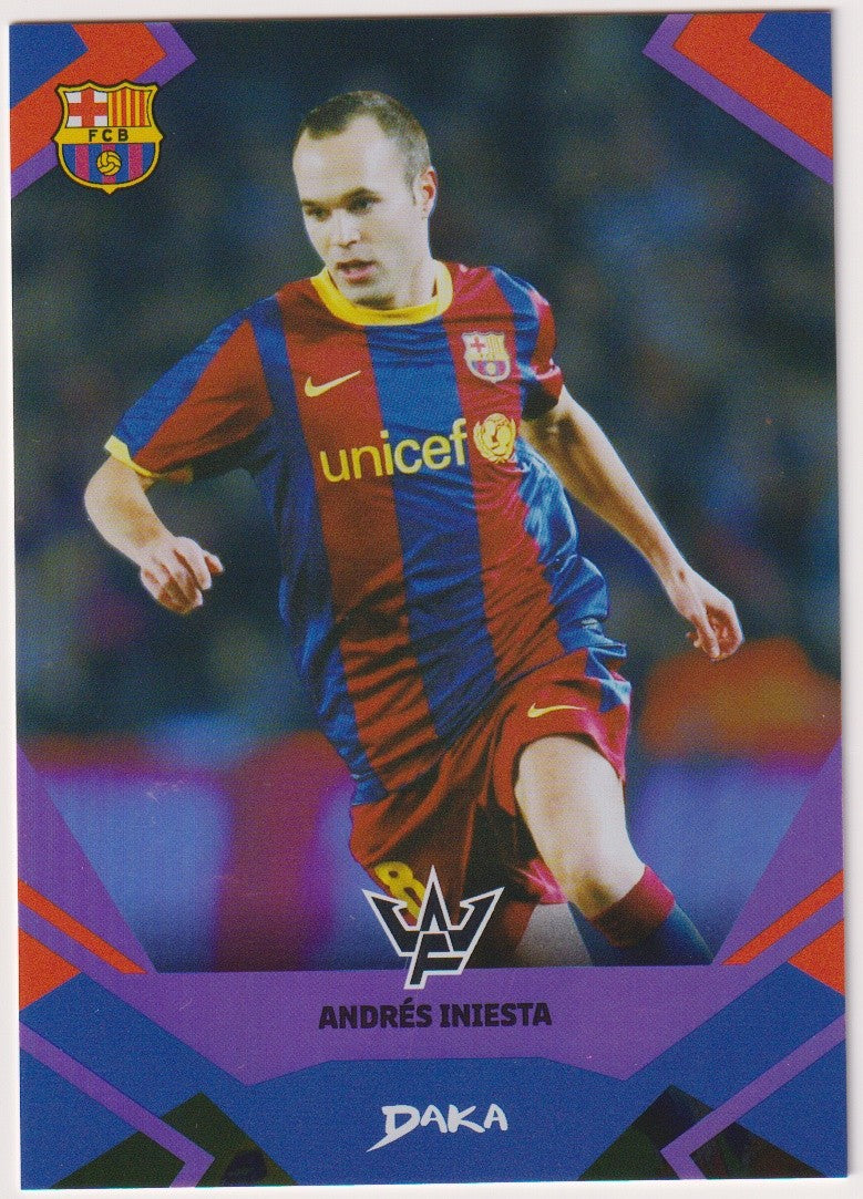 Daka 2025-26 Andres Iniesta FC Barcelona Parallel 60/79 Refractor Rare – Bild 1