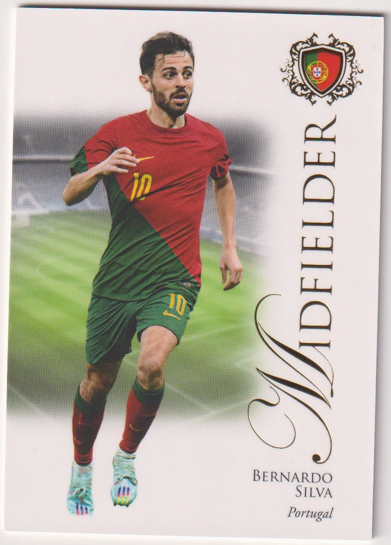 Futera Unique 2023 Bernardo Silva Manchester City Portugal Parallel Rare – Bild 1