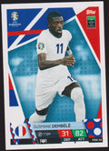 Topps Match Attax 2023-24 Ousmane Dembélé UEFA Euro 2024 Germany Parallel Rare – Bild 1